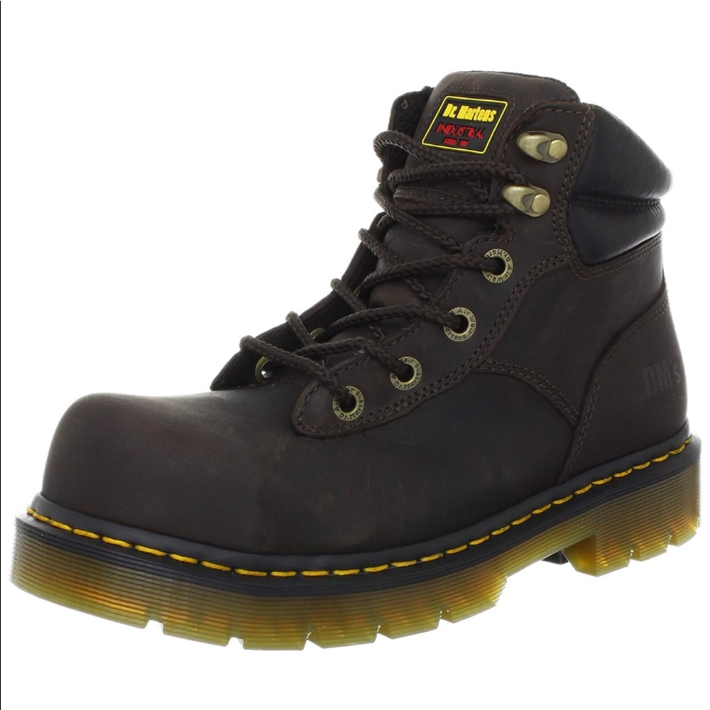 Dr martens steel toe work boot (Burnham ST 6 Tie)